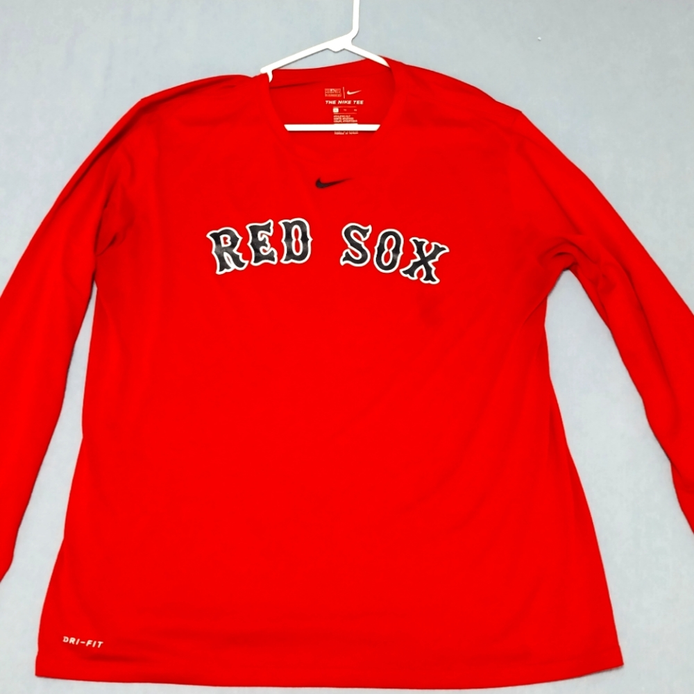 Red XL Nike Dri-fit Boston Red Sox Long Sleeve